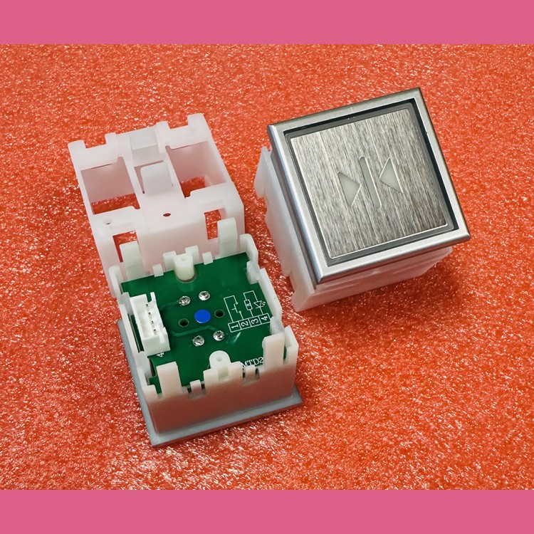 Модуль кнопочный голубая подсветка KT40 MTD280 "Закрытие дверей" Thyssen